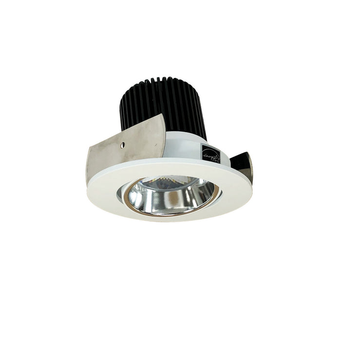Nora Lighting - NIOB-2RC27QCMPW - LED Adjustable Cone Reflector - Specular Clear Reflector / Matte Powder White Flange