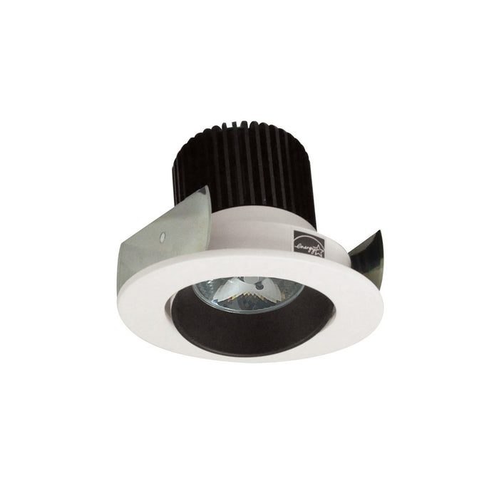 Nora Lighting - NIOB-2RC30QBW - LED Adjustable Cone Reflector - Black Reflector / White Flange