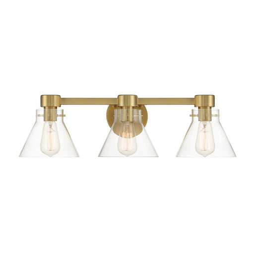 Designers Fountain - D204M-3B-BG - Three Light Vanity - Willow Creek (existing DF extension) - Brushed Gold