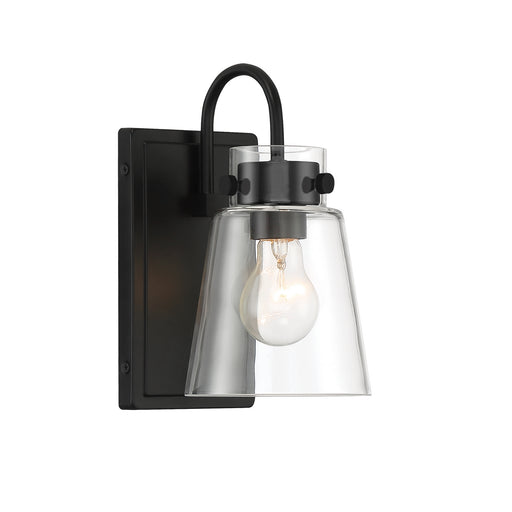 Designers Fountain - D214M-1B-MB - One Light Wall Sconce - Inwood - Matte Black
