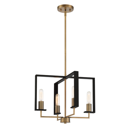 Designers Fountain - D233M-4CH-OSB - Four Light Chandelier - Chicago PM - Old Satin Brass