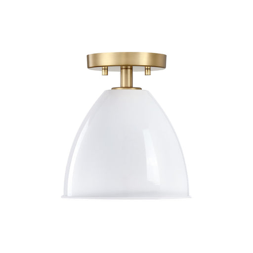 Designers Fountain - D300M-SF-BG - One Light Semi Flush Mount - Biba - Brushed Gold