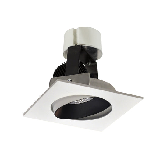 Rec Iolite Recessed Black Reflector / White Flange