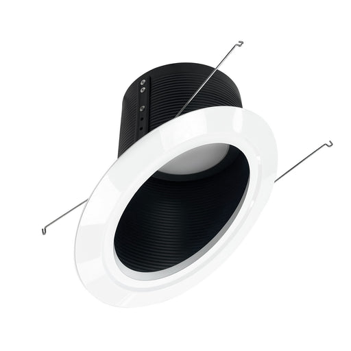 Nora Lighting - NLRS-6S12L127B - LED Baffle Trim - Black Baffle / White Flange