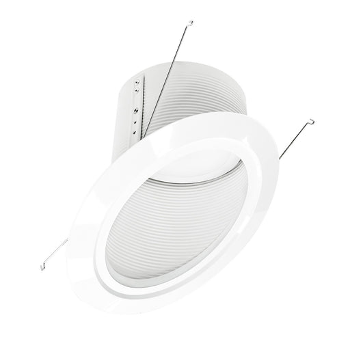 Nora Lighting - NLRS-6S12L127W - LED Baffle Trim - White Baffle / White Flange