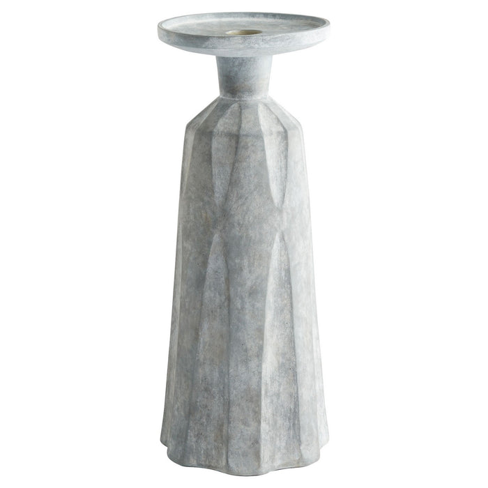 Cyan - 11564 - Candle Holder - Tapered Grey