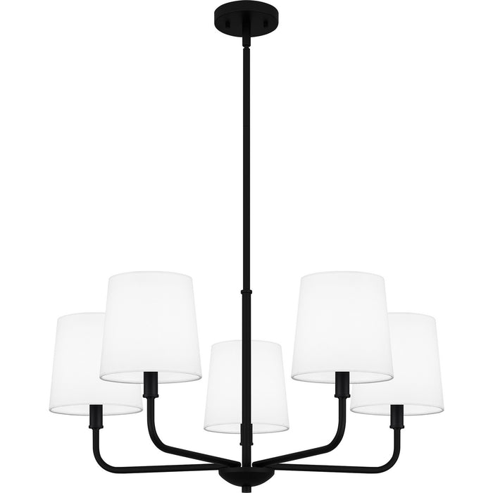 Quoizel - GGR5028MBK - Five Light Chandelier - Gallagher - Matte Black