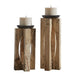 Uttermost - 18074 - Candleholders Set/2 - Ilva - Natural