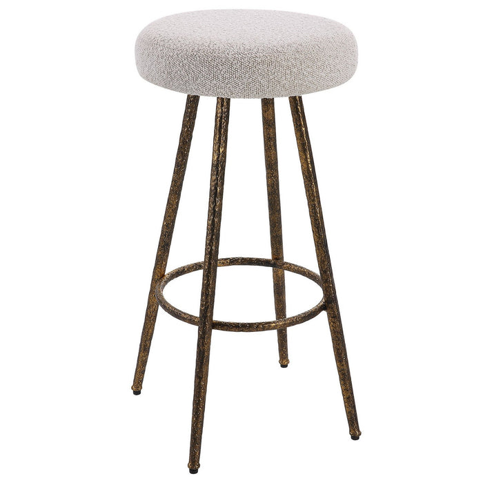 Uttermost - 23771 - Counter Stool - Braven - Gold Topped