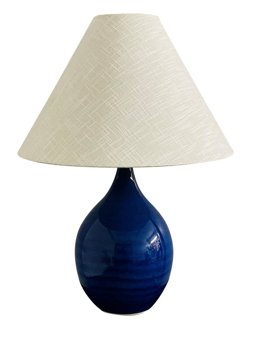 House of Troy - GS300-IMB - One Light Table Lamp - Scatchard - Imperial Blue