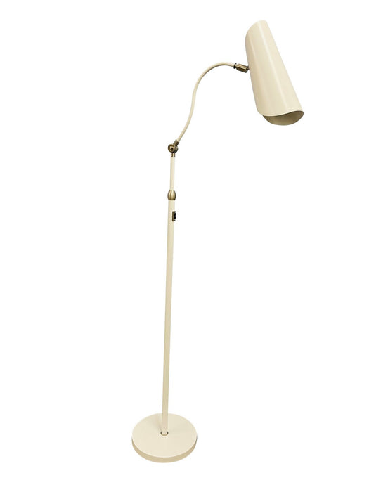 House of Troy - L300-WTSN - LED Floor Lamp - Logan - White/Satin Nickel