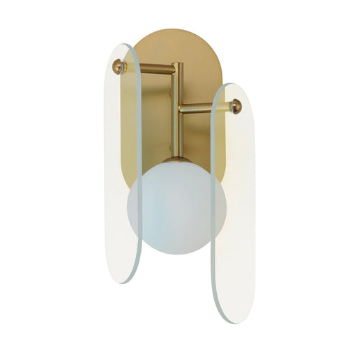 Studio M - SM24810DCNAB - LED Wall Sconce - Megalith - Glass - Natural Aged Brass