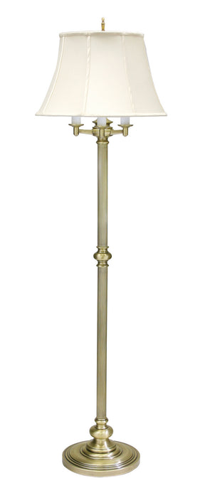 House of Troy - N603-AB - Four Light Floor Lamp - Newport - Antique Brass