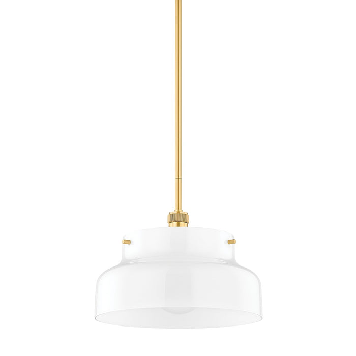 Mitzi - H790701L-AGB - One Light Pendant - Luella - Aged Brass