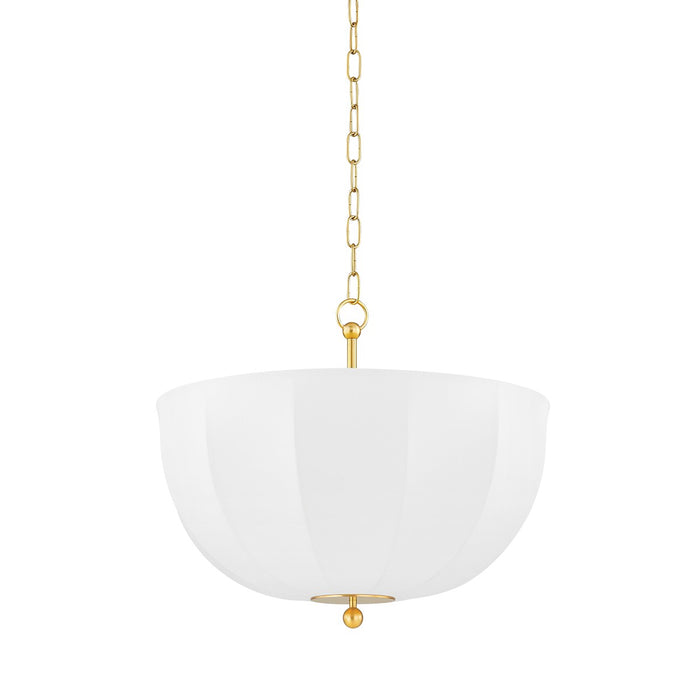 Mitzi - H816701-AGB - One Light Pendant - Meshelle - Aged Brass ...