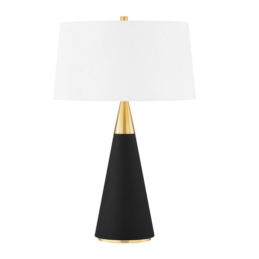 Mitzi - HL819201-AGB/BKL - One Light Table Lamp - Jen - Aged Brass