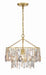 Crystorama - ELS-7100-GA - One Light Pendant - Elsa - Antique Gold