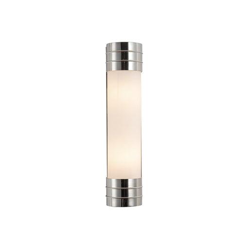 Alora - WV348218PNOP - Two Light Vanity - Willard - Polished Nickel/Matte Opal Glass
