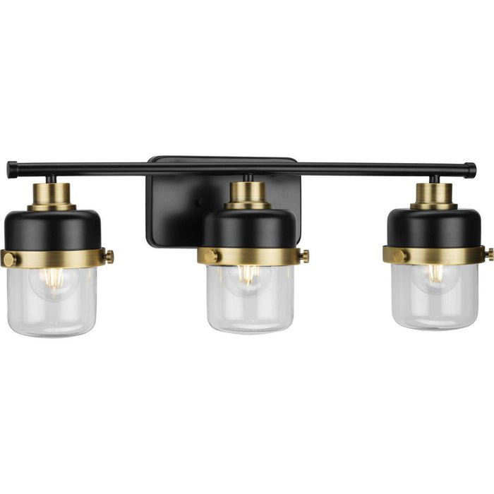 Progress Lighting - P300424-31M - Three Light Bath - Beckner - Matte Black