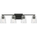 Progress Lighting - P300460-31M - Four Light Bath - Vertex - Matte Black