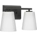 Progress Lighting - P300462-31M - Two Light Bath - Vertex - Matte Black