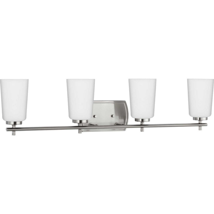 Progress Lighting - P300468-009 - Four Light Bath - Adley - Brushed Nickel