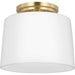 Progress Lighting - P350260-012 - One Light Flush Mount - Adley - Satin Brass