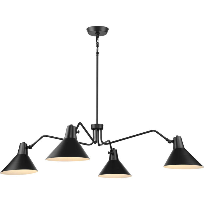 Progress Lighting - P400310-31M - Four Light Chandelier - Trimble - Matte Black