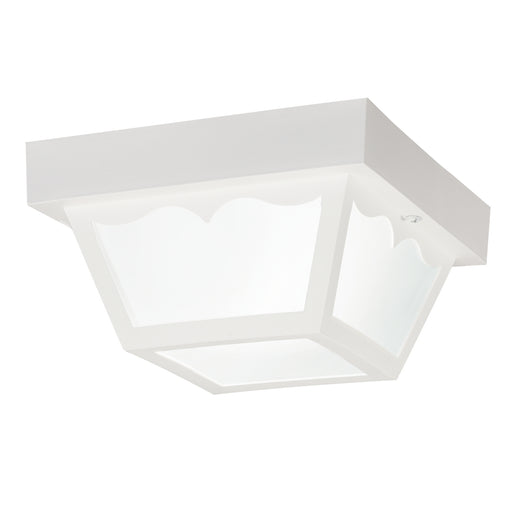 Kichler - 9320WH - One Light Outdoor Ceiling Mount - Outdoor Plastic Fixtures - White