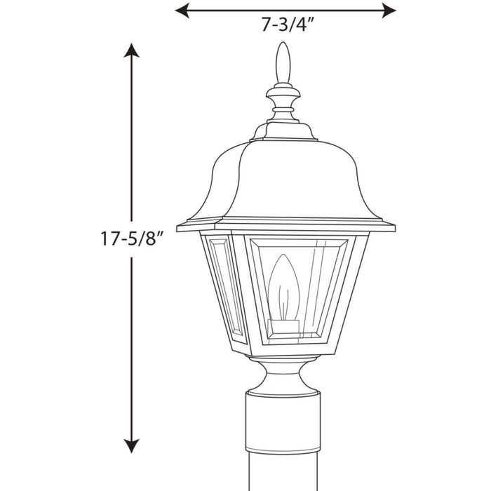 One Light Post Lantern-Utility-Progress Lighting-Lighting Design Store