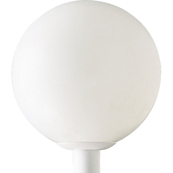 Progress Lighting - P5436-60 - One Light Post Lantern - Globe - White