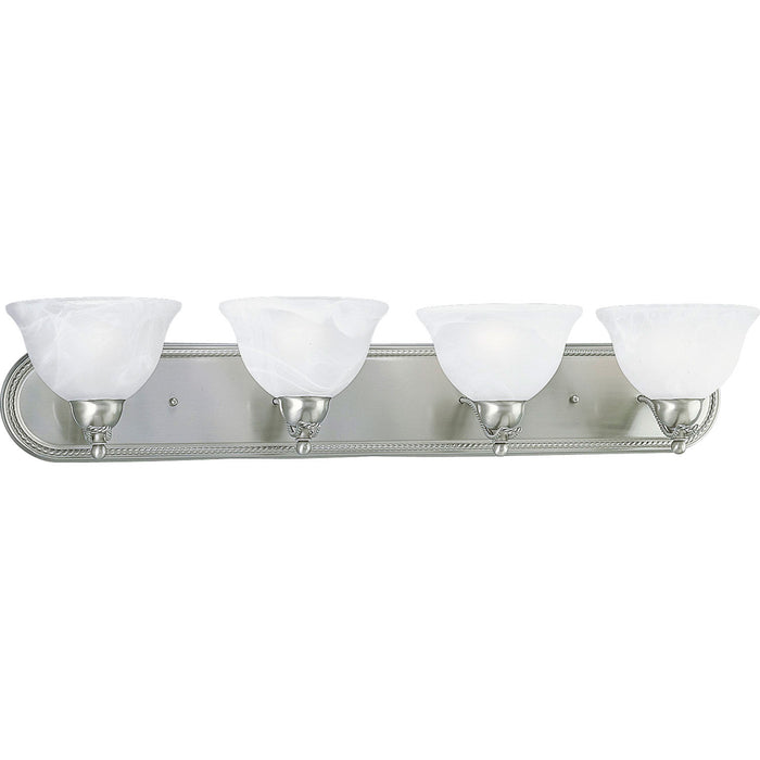 Progress Lighting - P3269-09 - Four Light Bath - Avalon - Brushed Nickel