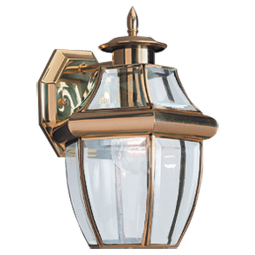 Generation Lighting - 8038-02 - One Light Outdoor Wall Lantern - Lancaster - Polished Brass