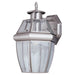 Generation Lighting - 8038-965 - One Light Outdoor Wall Lantern - Lancaster - Antique Brushed Nickel