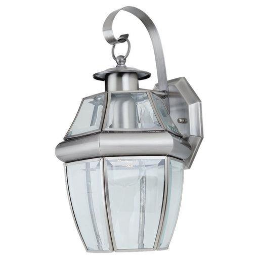 Generation Lighting - 8067-965 - One Light Outdoor Wall Lantern - Lancaster - Antique Brushed Nickel