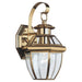 Generation Lighting - 8037-02 - One Light Outdoor Wall Lantern - Lancaster - Polished Brass