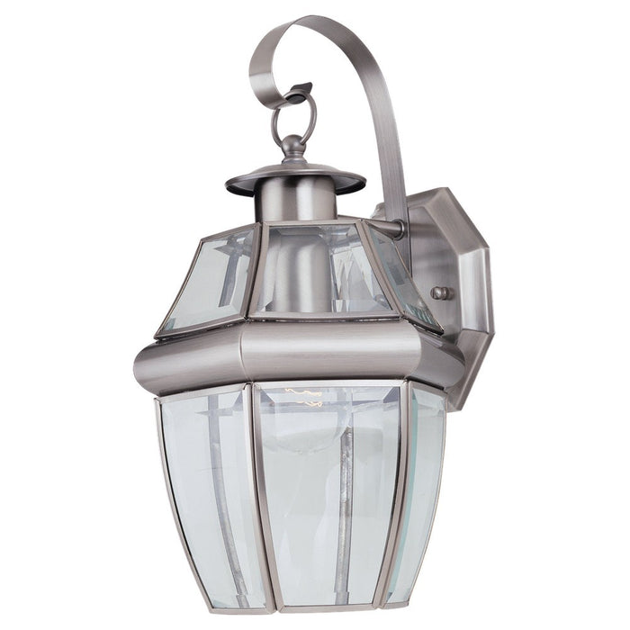Generation Lighting - 8037-965 - One Light Outdoor Wall Lantern - Lancaster - Antique Brushed Nickel