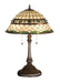 Meyda Tiffany - 27538 - Two Light Table Lamp - Tiffany Roman - Beige Green Pbagwr Green