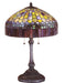 Meyda Tiffany - 26322 - Two Light Table Lamp - Tiffany Candice - Green/Blue Pbag