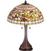 Meyda Tiffany - 27824 - Two Light Table Lamp - Tiffany Turning Leaf - Bapa