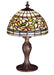 Meyda Tiffany - 30314 - One Light Table Lamp - Tiffany Turning Leaf - Antique Copper