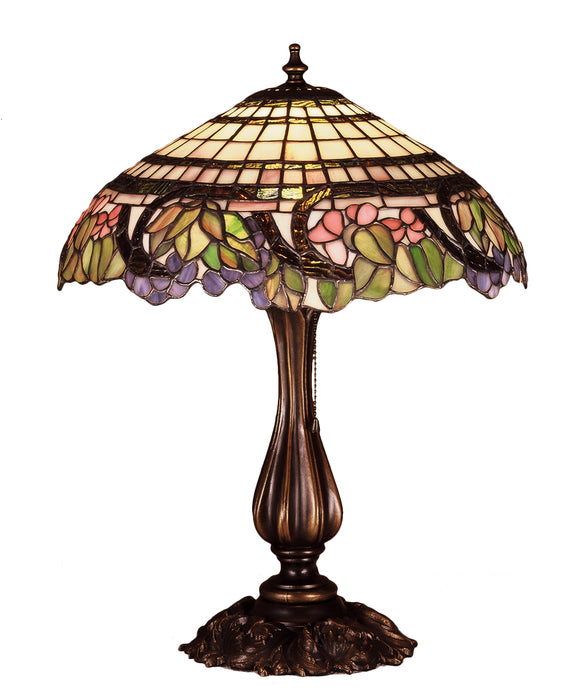 Meyda Tiffany - 38516 - One Light Table Lamp - Handel Grapevine - Steel