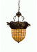 Meyda Tiffany - 51850 - One Light Pendant - Greenbriar Oak - Antique Copper