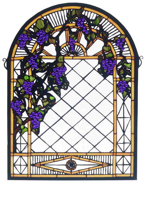 Meyda Tiffany - 38656 - Window - Grape Diamond Trellis - Zasdy Purple Ha