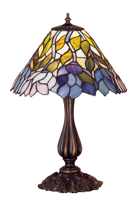 Meyda Tiffany - 26908 - One Light Accent Lamp - Wisteria - Timeless Bronze