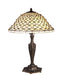 Meyda Tiffany - 37782 - One Light Table Lamp - Diamond & Jewel - Antique Brass