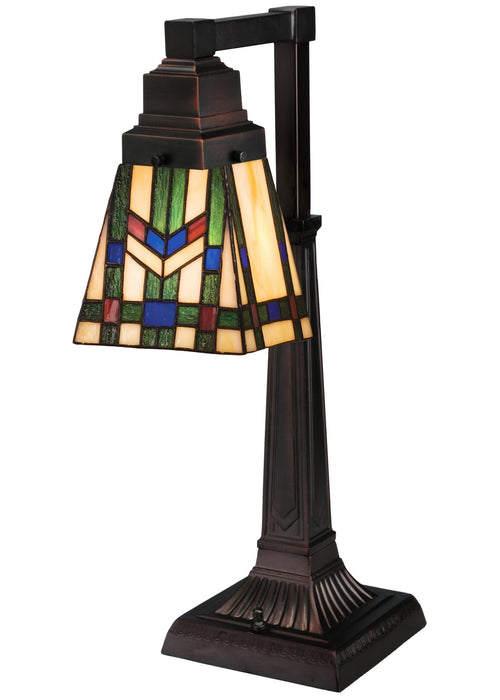 Meyda Tiffany - 27656 - One Light Desk Lamp - Prairie Wheat - Antique Copper