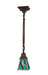 Meyda Tiffany - 48974 - One Light Mini Pendant - Valencia Mission - Ebna Amber Beige
