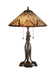 Meyda Tiffany - 66224 - Two Light Table Lamp - Nuevo - Timeless Bronze