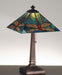 Meyda Tiffany - 26290 - One Light Table Lamp - Prairie Dragonfly - Pbag Flame Orange